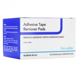 DermaRite Industries 82100-DermaRite Adhesive Remover, 1-1/2 x 3-1/2 Inch Pads, Adhesive Removers (C