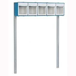 Detecto CAB05 5-Bin Organizer with Accessory Bridge