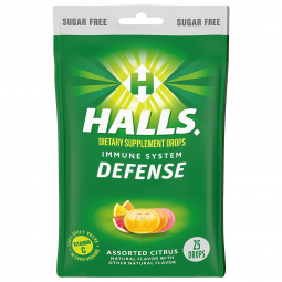 Halls Defense Dot Foods-Mondelez 31254663261-Halls Defense Dietary Supplement Drops Sugar Free Assor