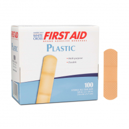 American White Cross Dukal 1010300-American White Cross First Aid Adhesive Strips, 5/8 x 2 Inches, 