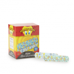Looney Tunes Stat Strip Dukal 1083737-Looney Tunes Stat Strip Tweety Design Adhesive Strip,  x 3 In