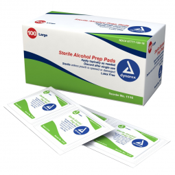 Dynarex Dynarex 1116-Dynarex Alcohol Prep Pad, Applicators & Swabsticks (CS) - Dynarex Alcohol Prep 
