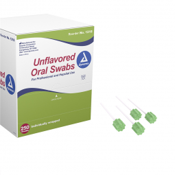 Dynarex Dynarex 1218-dynarex Unflavored Oral Swabstick, Oral Care Swabs (CS) - dynarex Unflavored Or