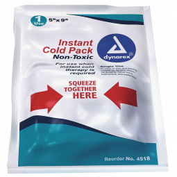 Dynarex Non-Toxic Dynarex 4518-dynarex Instant Cold Pack, 5 x 9 Inch, Cold (CS) - dynarex Instant Co