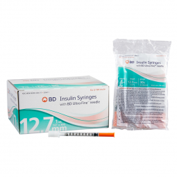 Ultra-Fine embecta Medical 328411-Standard Insulin Syringe with Needle Ultra-Fine 1 mL 1/2 Inch 30 G