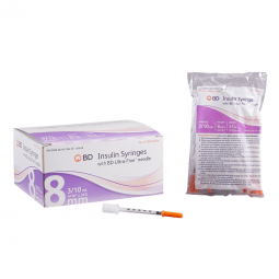Ultra-Fine embecta Medical 328438-Standard Insulin Syringe with Needle Ultra-Fine 0.3 mL 5/16 Inch 3