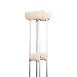 Essential Medical D5009 Sheepette Lambskin Crutch Covers-Arm & Grip