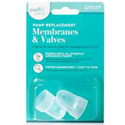 Evenflo Midway Importing 5141111-Evenflo Breast Pump Replacement Membrane & Valve, Breast Pump Acces