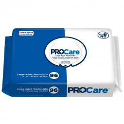 ProCare First Quality CRW-096-ProCare Personal Wipes, Soft Pack, Aloe & Vitamin E, Scented, Perineal