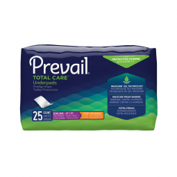 Prevail Total Care First Quality UP-100/1-Prevail Total Care Heavy Absorbency Underpad, 30x 36 Inch,