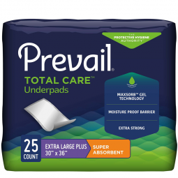 Prevail Total Care First Quality UP-425-Prevail Total Care Super Absorbent Polymer Underpad, 30 x 36