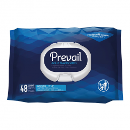 Prevail First Quality WW-715-Prevail Disposable Adult Washcloths, Perineal Wipes (CS)