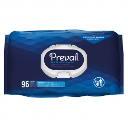 Prevail First Quality WW-720-Prevail Adult Washcloths, Soft Pack, Aloe, Vitamin E, 8" x 12", Perinea