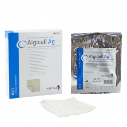 Algicell Ag Gentell 88544-Algicell Ag Calcium Alginate Dressing with Silver, 4 x 4 Inch, Silver Dr