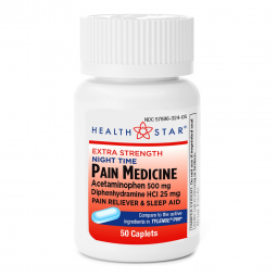 Geri-Care 224-05-HST-Health Star Nighttime Pain Reliever & Sleep Aid, Pain Relief (CS)