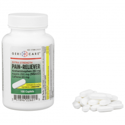 McKesson Brand Geri-Care 226-01-GCP-Geri-Care Acetaminophen / Aspirin / Caffeine Pain Relief, Pain R