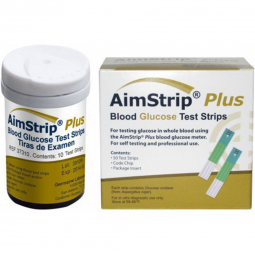 AimStrip Plus Germaine Laboratories 37350-Germaine Laboratories Blood Glucose Test Strips, Glucose M