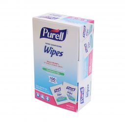Purell GOJO 9022-10-Purell Hand Sanitizing Wipe, Ethyl Alcohol, Hand Sanitizers (CS)