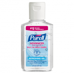 Purell Advanced GOJO 9605-24-Purell Advanced Hand Sanitizer 70% Ethyl Alcohol Gel, Bottle, 2 oz, Han