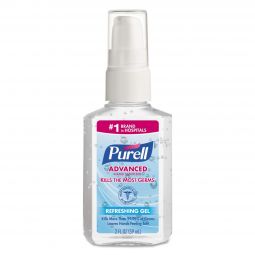 Purell Advanced GOJO 9606-24-Purell Advanced Hand Sanitizer 70% Ethyl Alcohol Gel, Pump Bottle, 2 oz