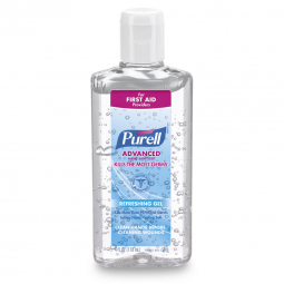 Purell Advanced GOJO 9651-24-Purell Advanced Hand Sanitizer 70% Ethyl Alcohol Gel, Bottle, 4 oz, Fru