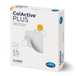 ColActive Plus Hartmann 10180000-ColActive Plus Collagen Dressing, 4 x 4 Inch, Collagen (BX)