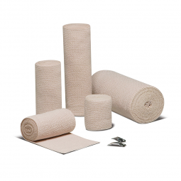 REB LF Hartmann 16400000-REB LF Clip Detached Closure Elastic Bandage, 4 Inch x 5 Yard, Compression 