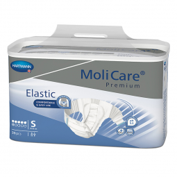 MoliCare Premium Elastic 6D Hartmann 165271-MoliCare Premium Elastic Incontinence Brief, 6D, Small, 