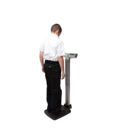 HealthOMeter 499KGAD Waist High Digital Scale with Adapter-KG Only 