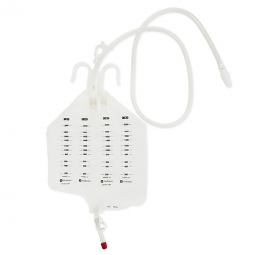 Hollister 9839-Hollister Urinary Drain Bag, Anti-Reflux, 2000 ml, Vinyl, Ostomy Collection Bags & Ki