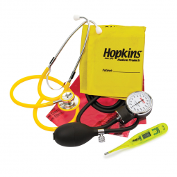 ISO Hopkins Medical Products 694863-ISO Vital Signs Kit Aneroid Sphygmomanometer/Stethoscope, Cuff &