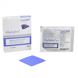 Hydrofera BLUE Classic Hydrofera HB4414-HydroferaBlue Classic Antibacterial Foam Dressing, 4 x 4 Inc