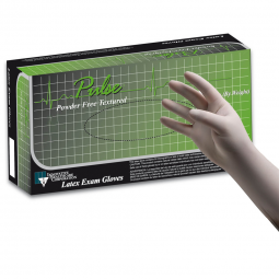 Pulse 151 Series Innovative Healthcare 151100-Pulse 151 Series Latex Exam Glove, Small, White, Exam 