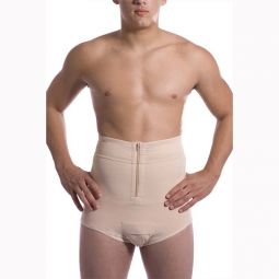 Isavela MG01 Abdominal Brief with Front Center Zipper 