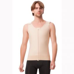 Isavela MG03 Vest w/ Front Zipper and 3" Waist Elastic Band 