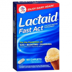 Lactaid Fast Act J & J Sales 00045091060-Lactaid Fast Act Lactase Enzyme Dietary Supplement, Miscell