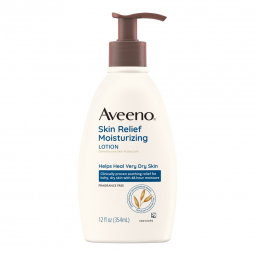 Aveeno Skin Relief J & J Sales 38137001579-Hand & Body Moisturizer Aveeno Skin Relief 12 oz. Pump Bo