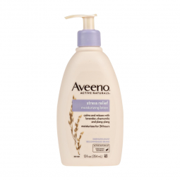 Aveeno Stress Relief J & J Sales 38137003916-Hand & Body Moisturizer Aveeno Stress Relief 12 oz. Pum