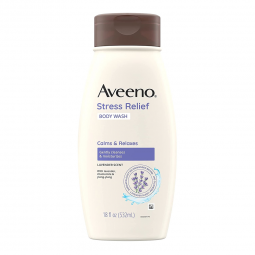 Aveeno Stress Free J & J Sales 38137117756-Body Wash Aveeno Stress Free Liquid 18 oz. Bottle Lavende