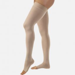 Jobst Relief Open Toe Thigh High Stockings w/ Silicone Band-20-30 mmHg