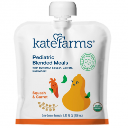 Kate Farms 811112030119-Pediatric Tube Feeding Formula Kate Farms Squash / Carrot Flavor 8.45 oz. / 