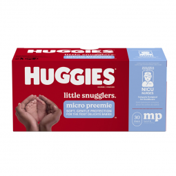Huggies Little Snugglers Kimberly Clark 40581-Huggies Little Snugglers Diaper, Micro Preemie, Briefs