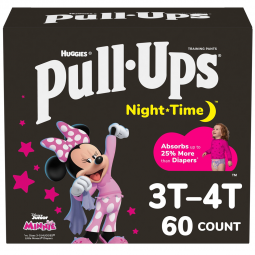 Pull-Ups Night-Time Kimberly Clark 45491-Huggies Pull-Ups Night-Time Training Pants, 3T to 4T, Brief