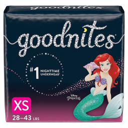 GoodNites Kimberly Clark 46761-Goodnites Girls Heavy Absorbency Nighttime Underwear, X-Small, Overni