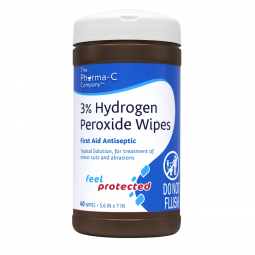 Pharma-C-Wipes Kleen Test Products 63-13271-Pharma-C-Wipes Hydrogen Peroxide Antiseptic, First Aid (