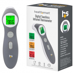 HealthSmart Mabis Healthcare 18-555-000-HealthSmart Digital Touchless Infrared Thermometer, Thermome