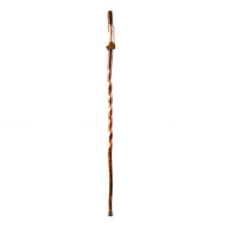 Brazos Twisted Mabis Healthcare 602-3000-1281-Brazos Twisted Hickory Rustic Walking Stick, 55-Inch H