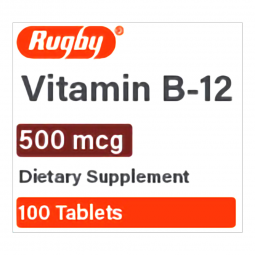 Major Pharmaceuticals 80681007200-Vitamin Supplement Vitamin B12 500 mcg Strength Tablet 100 per Bot