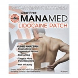 Manamed LIDOOTC6-ManaMed 4% Lidocaine Patch, Pain Relief