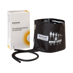 McKesson LUMEON McKesson 01-845-11ABK-2GM-McKesson LUMEON Blood Pressure Cuff, 2-Tube Bladder, Blood